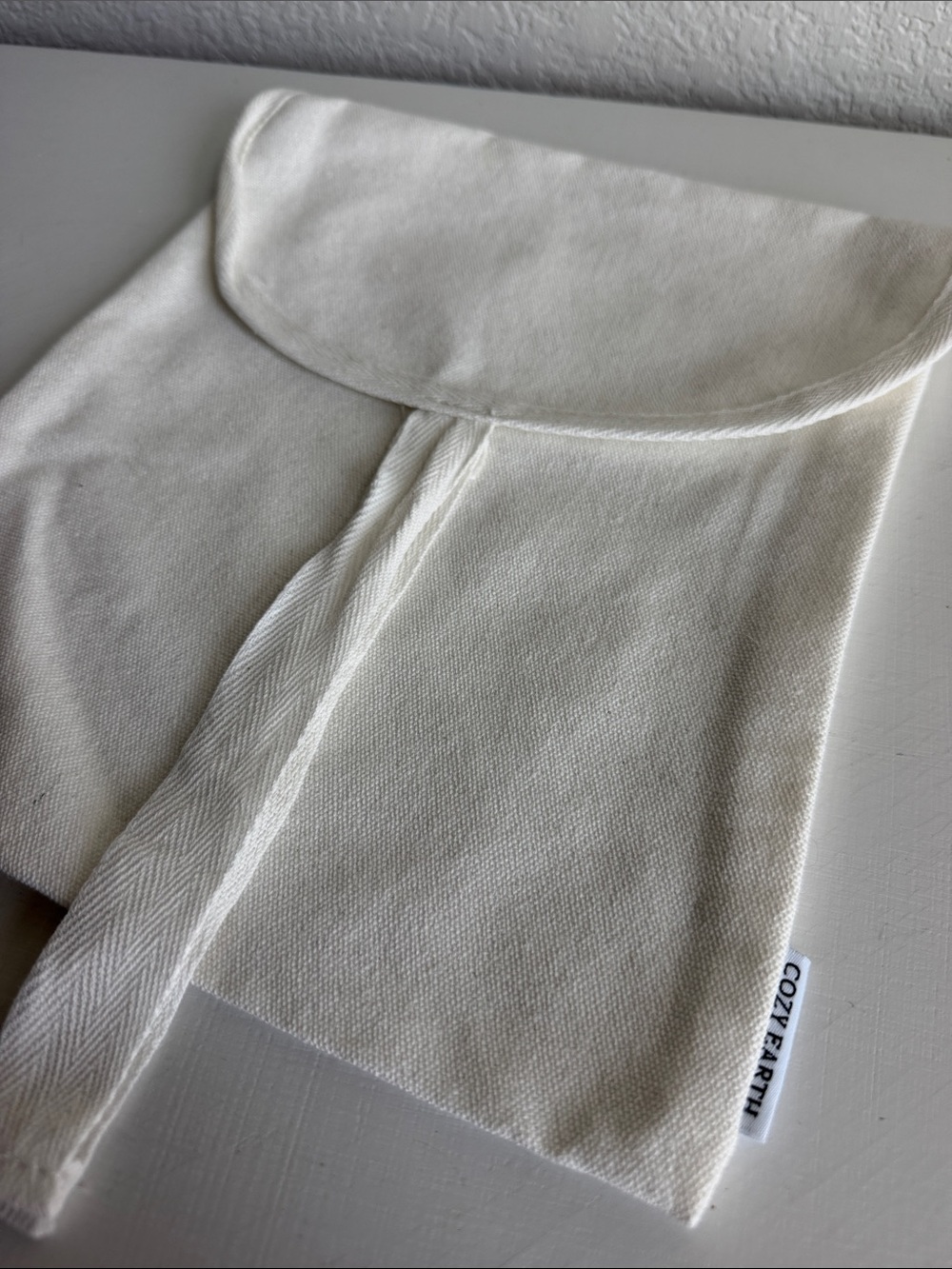 Cozy Earth Canvas Bag / Pouch with Secure Tie